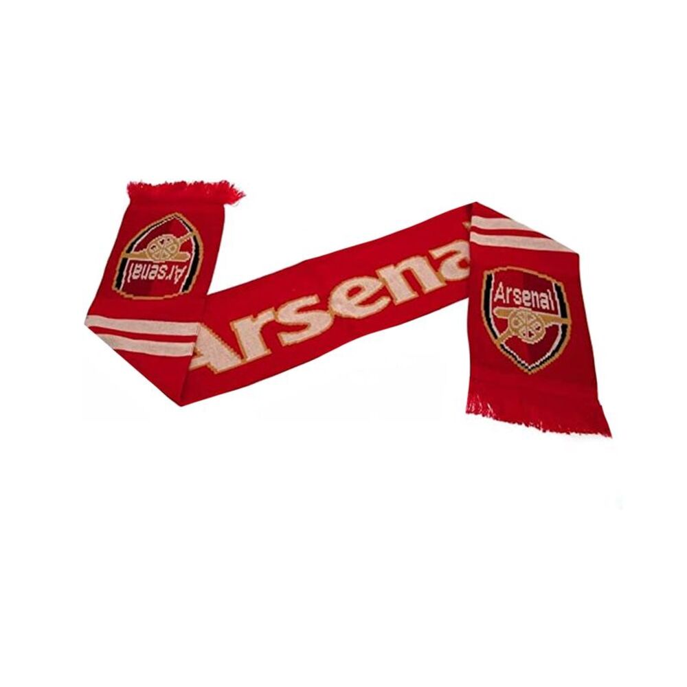 Arsenal FC Gunners Scarf / Red/White